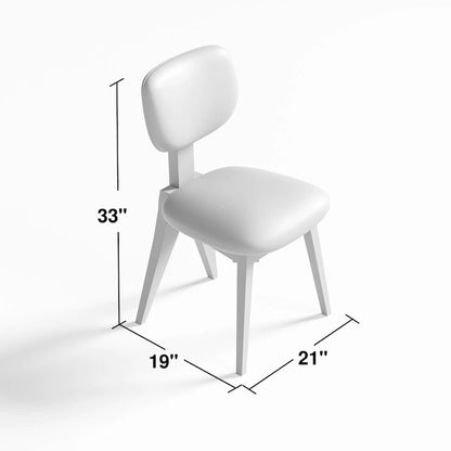 Solid Wood Dining Chairs(Set Of 2) - 21*19*33