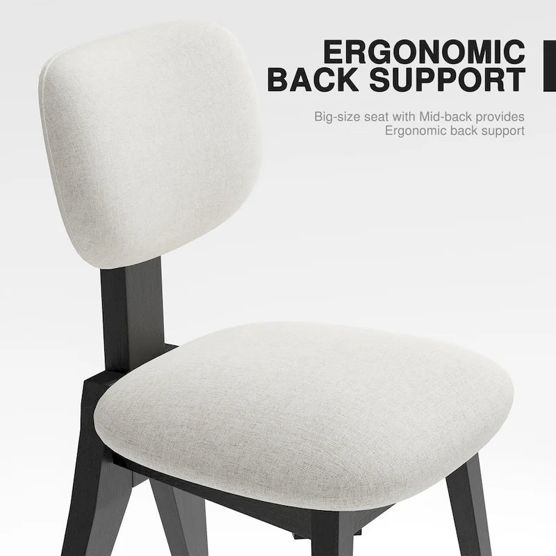 Solid Wood Dining Chairs(Set Of 2) - 21*19*33