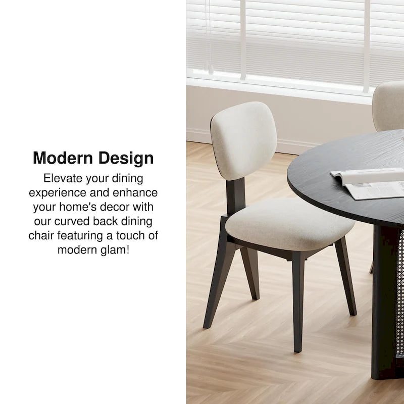 Solid Wood Dining Chairs(Set Of 2) - 21*19*33