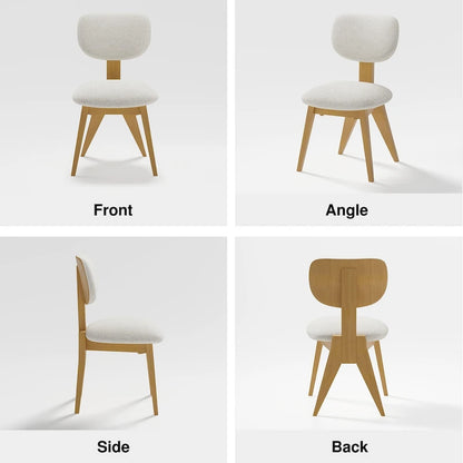 Solid Wood Dining Chairs(Set Of 2) - 21*19*33