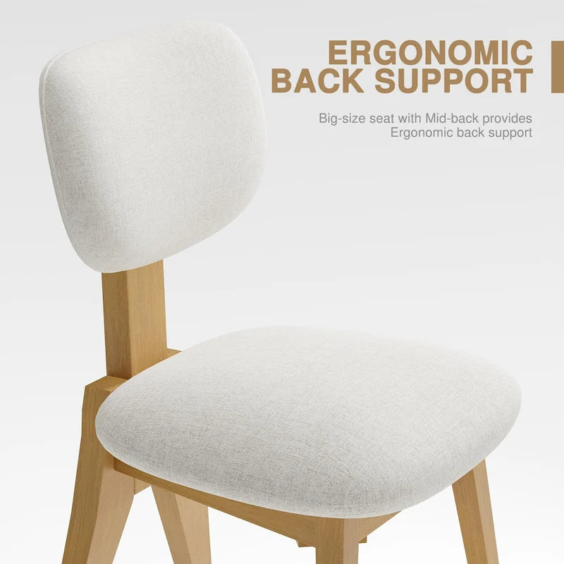 Solid Wood Dining Chairs(Set Of 2) - 21*19*33