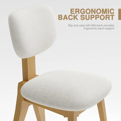 Solid Wood Dining Chairs(Set Of 2) - 21*19*33