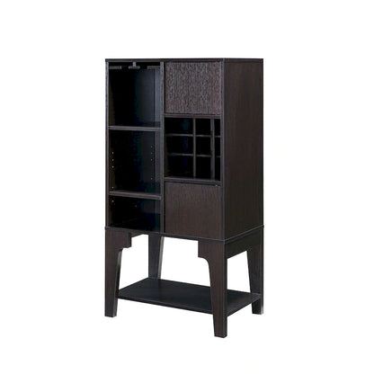 Furniture of America Cregg Contemporary 4-shelf Buffet with Wine Rack