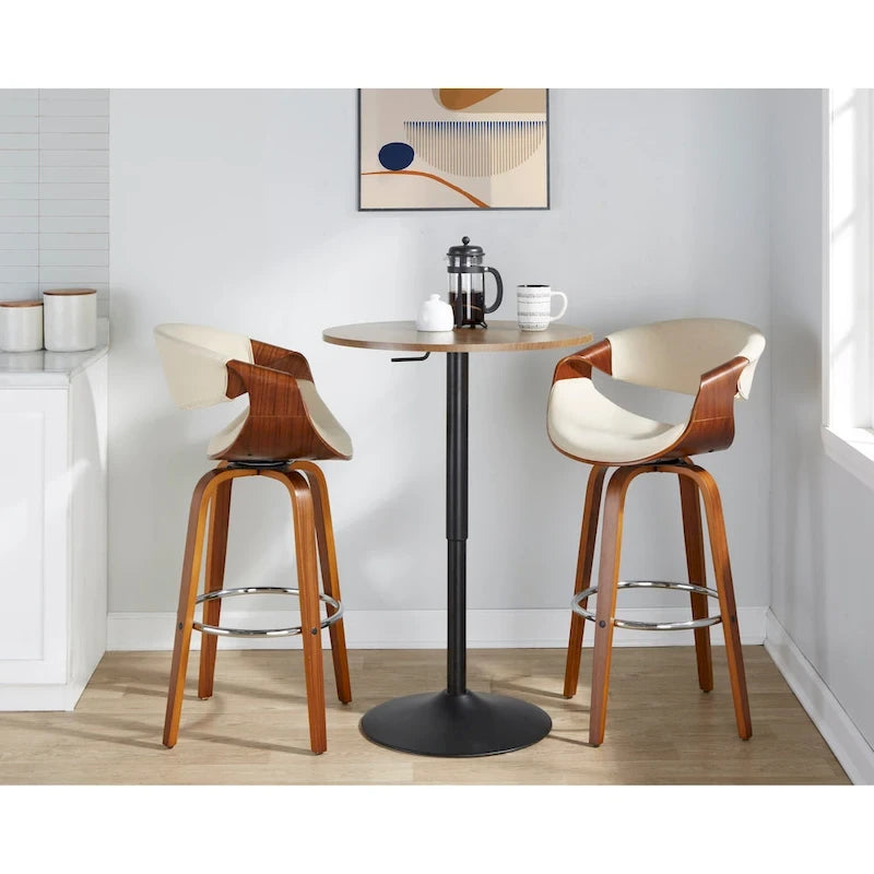 Porch & Den Bixby Adjustable Bar Table