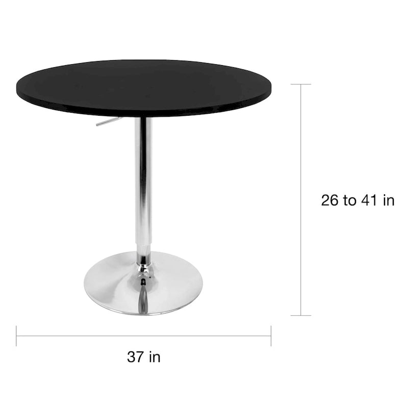 Porch & Den Bixby Adjustable Bar Table