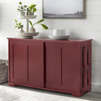Porch & Den Jefferson Sliding Door Stackable Buffet/Sideboard