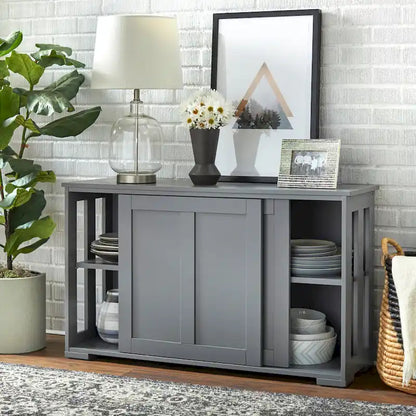 Porch & Den Jefferson Sliding Door Stackable Buffet/Sideboard