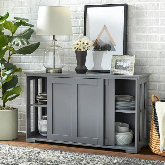 Porch & Den Jefferson Sliding Door Stackable Buffet/Sideboard