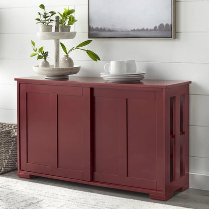 Porch & Den Jefferson Sliding Door Stackable Buffet/Sideboard