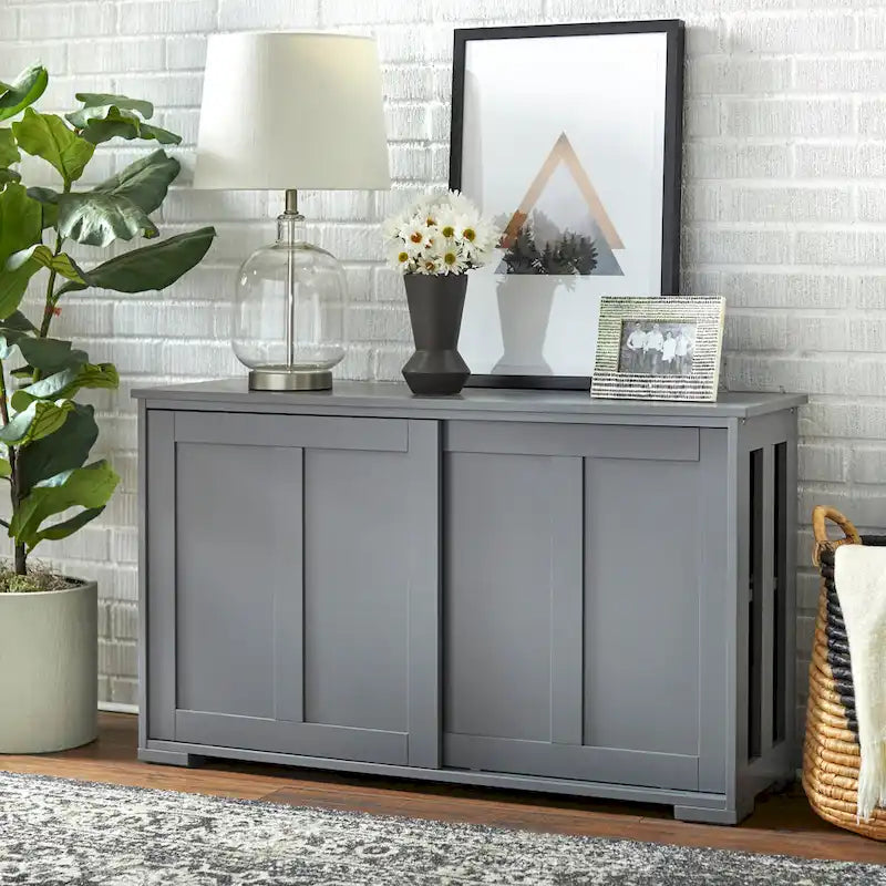 Porch & Den Jefferson Sliding Door Stackable Buffet/Sideboard
