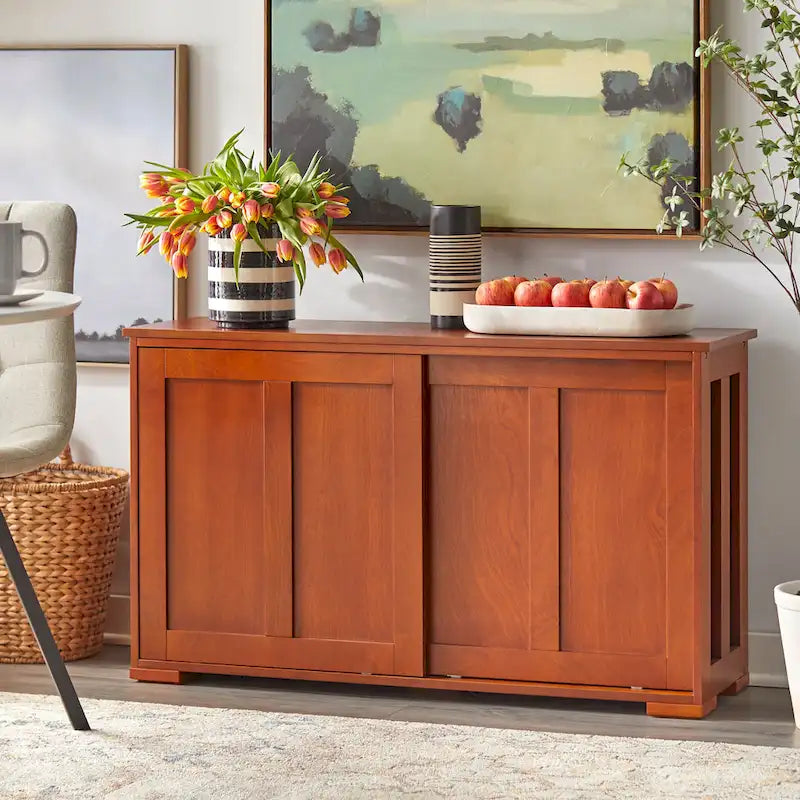 Porch & Den Jefferson Sliding Door Stackable Buffet/Sideboard
