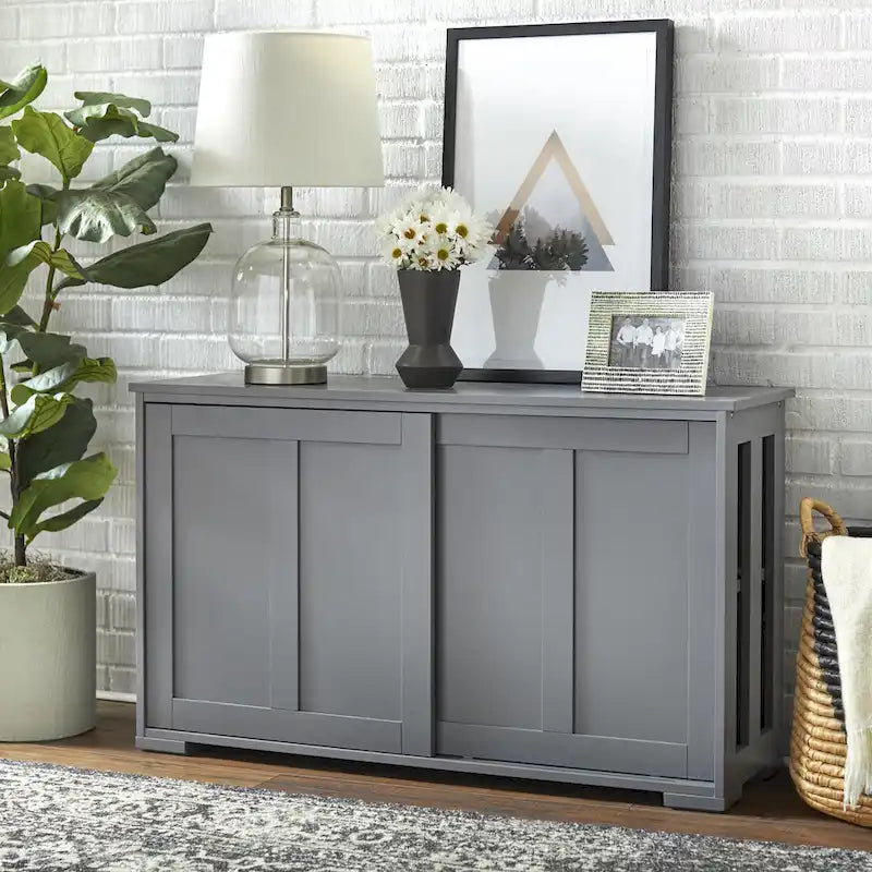 Porch & Den Jefferson Sliding Door Stackable Buffet/Sideboard