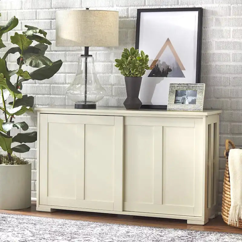 Porch & Den Jefferson Sliding Door Stackable Buffet/Sideboard