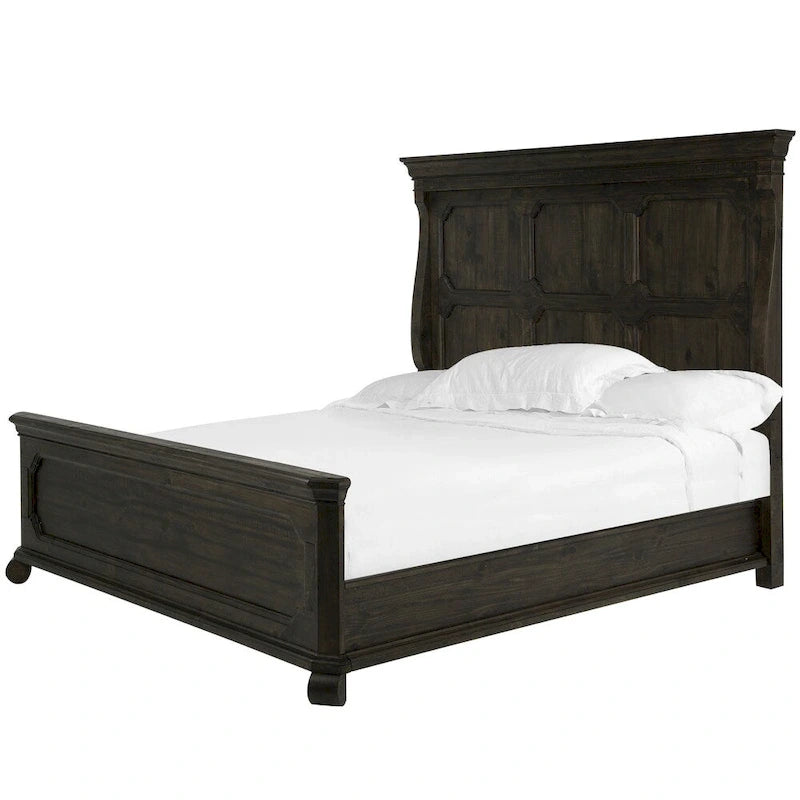 Bellamy Traditional Peppercorn Panel Bed