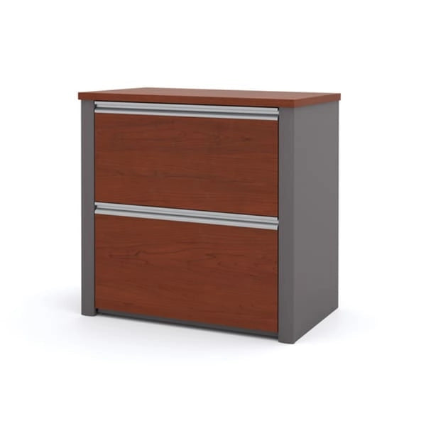 Bestar Connexion L-shaped Workstation with Lateral File