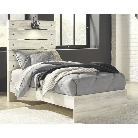 Cambeck Whitewash Panel Bed