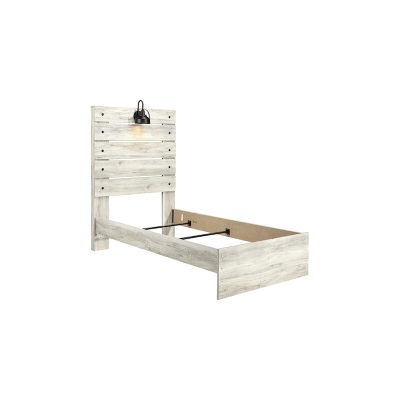 Cambeck Whitewash Panel Bed