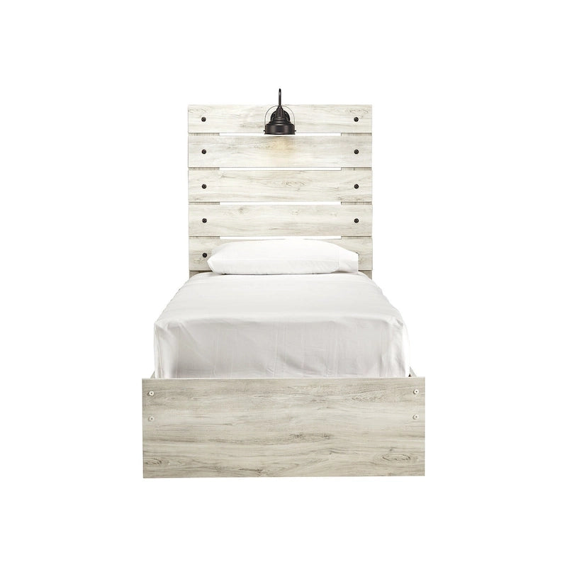 Cambeck Whitewash Panel Bed