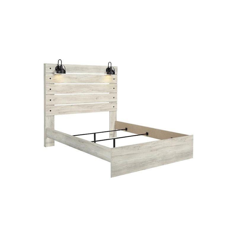 Cambeck Whitewash Panel Bed