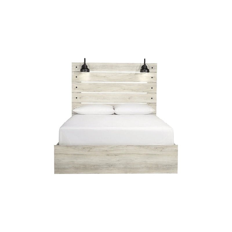 Cambeck Whitewash Panel Bed