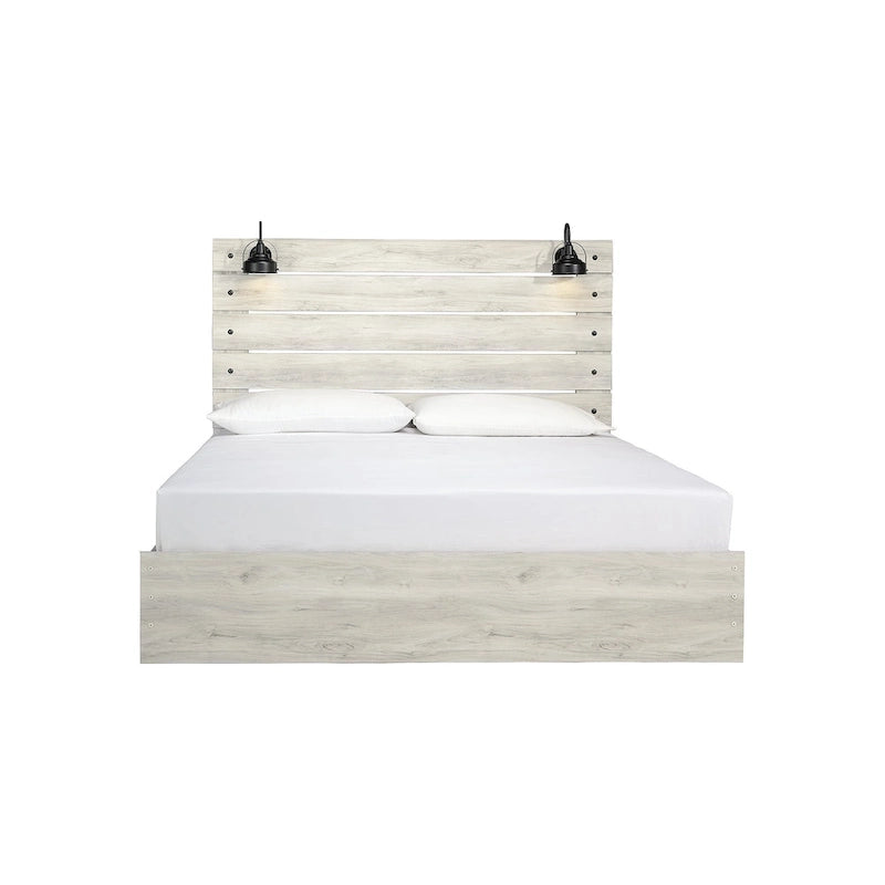 Cambeck Whitewash Panel Bed