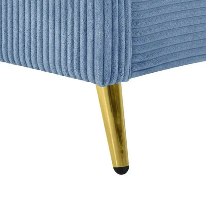 Elegant Upholstered Wood Platform Bed with Upholstered Headboard