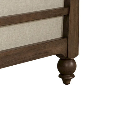 Americana Farmhouse Dusty Taupe King Shelter Bed