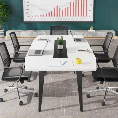 6FT Conference Table, Boat Shaped Meeting Table