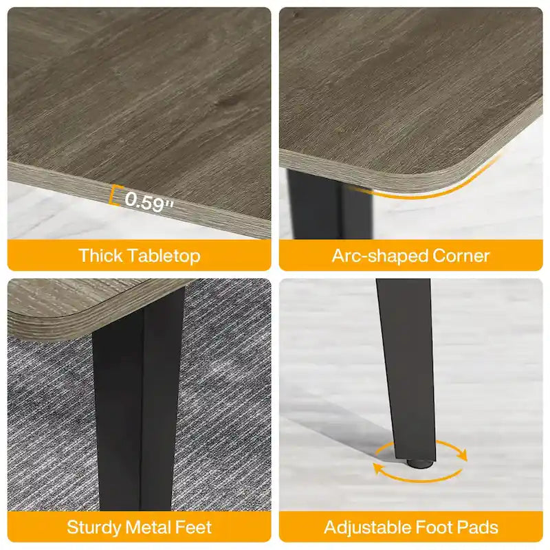 6FT Conference Table, Boat Shaped Meeting Table