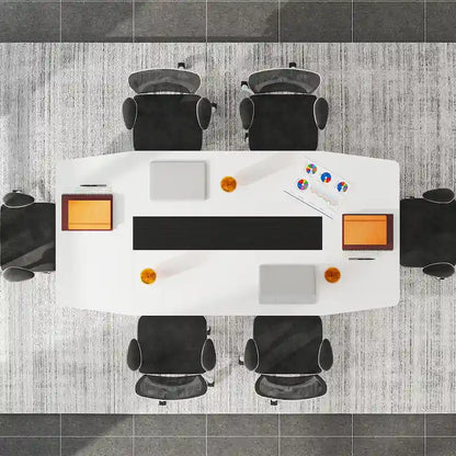 6FT Conference Table, Boat Shaped Meeting Table