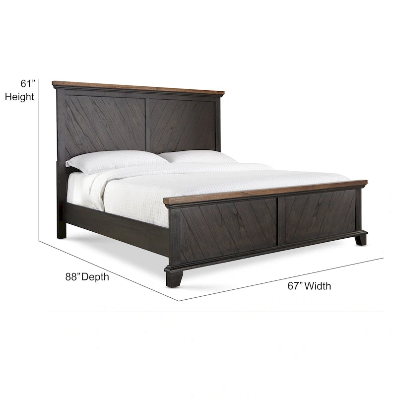 Steve Silver Overlook Rustic Panel Bed
