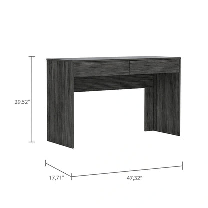 FM Furniture Tampa 2-Drawer Computer Desk with 2 Handleless Drawers