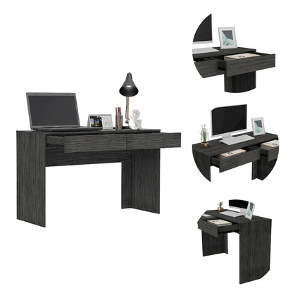 FM Furniture Tampa 2-Drawer Computer Desk with 2 Handleless Drawers