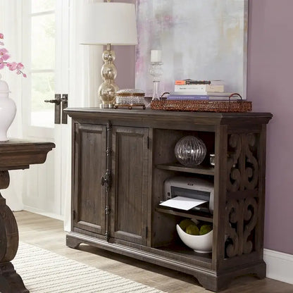 Bellamy Traditional Weathered Peppercorn Printer Stand