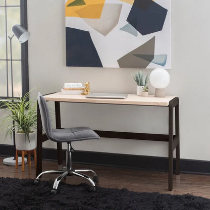 Mulligan Natural Wood Top Desk