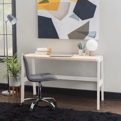 Mulligan Natural Wood Top Desk