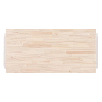 Mulligan Natural Wood Top Desk