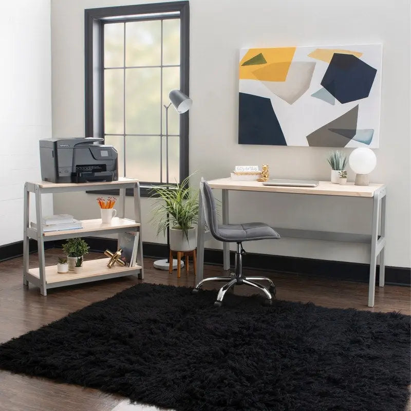 Mulligan Natural Wood Top Desk