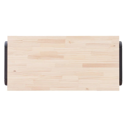 Mulligan Natural Wood Top Desk