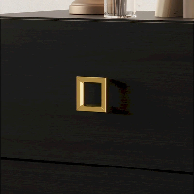 CraftPorch 3 Piece Bedroom Nightstands Set Luxurious Velvet Tufted Platform Bed