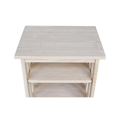 The Gray Barn Moonshine Natural Wood Printer Stand