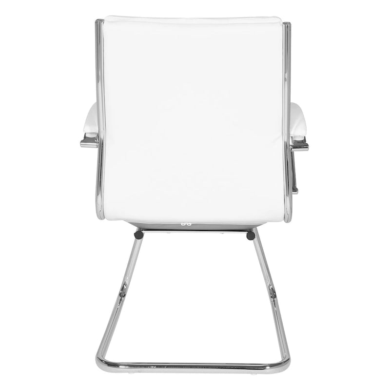 Mid Back Faux Leather Vistor's Chair