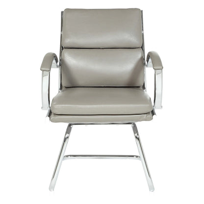 Mid Back Faux Leather Vistor's Chair