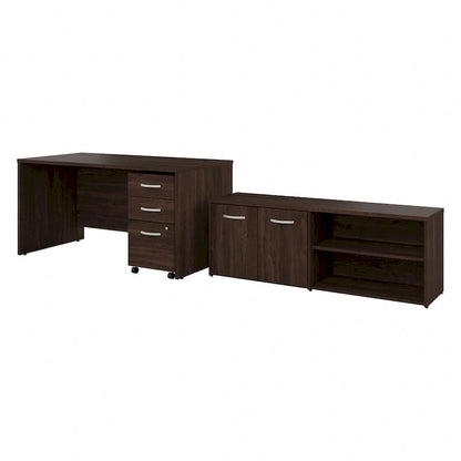 Studio C 60W Desk with Return and Cabinet by Bush Business Furniture