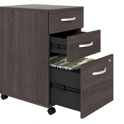 Studio C 60W Desk with Return and Cabinet by Bush Business Furniture