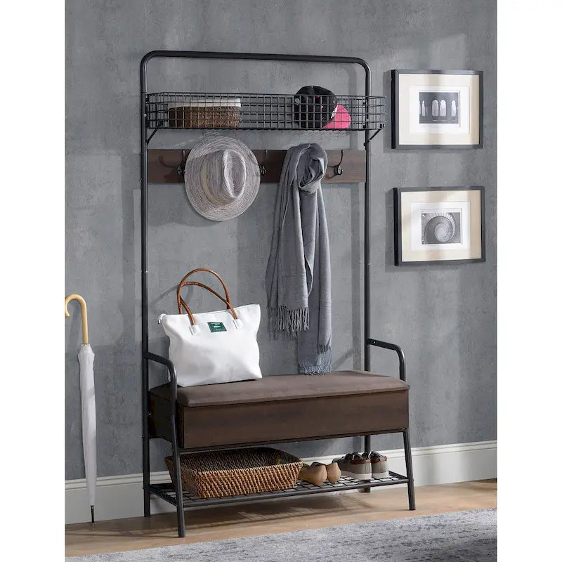 Coolidge Industrial Hall Tree