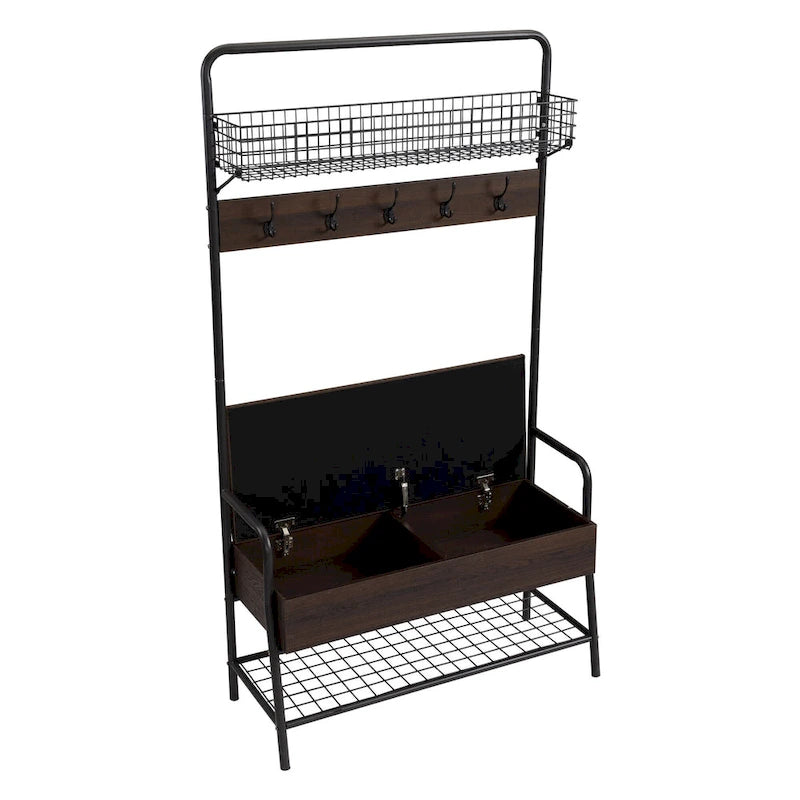 Coolidge Industrial Hall Tree