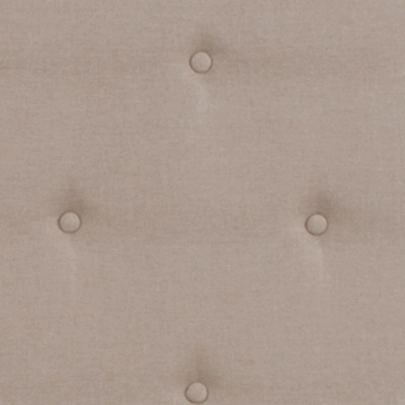 Panel Tufted Platform Bed and Memory Foam Pocket Spring Mattress