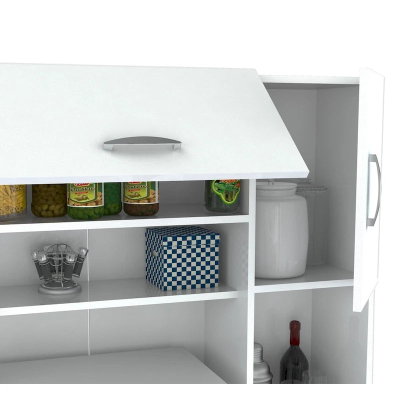 White Kitchen Storage Cabinet