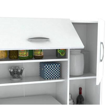 White Kitchen Storage Cabinet
